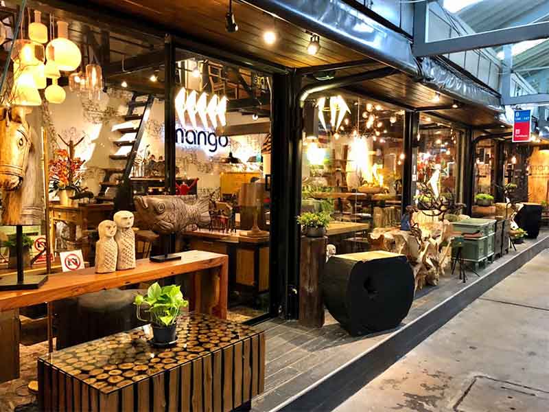 Chatuchak Market Bangkok | Mango furniture shop