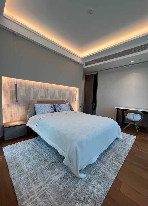 Bedroom at The Estelle Bangkok | Elementi Interiors | Interior design Thailand