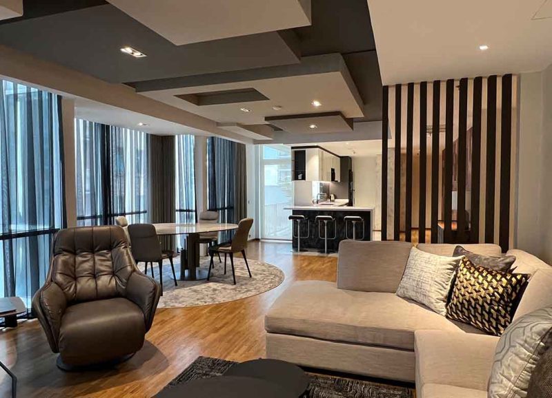 Living room Langsuan Ville | Elementi Interiors