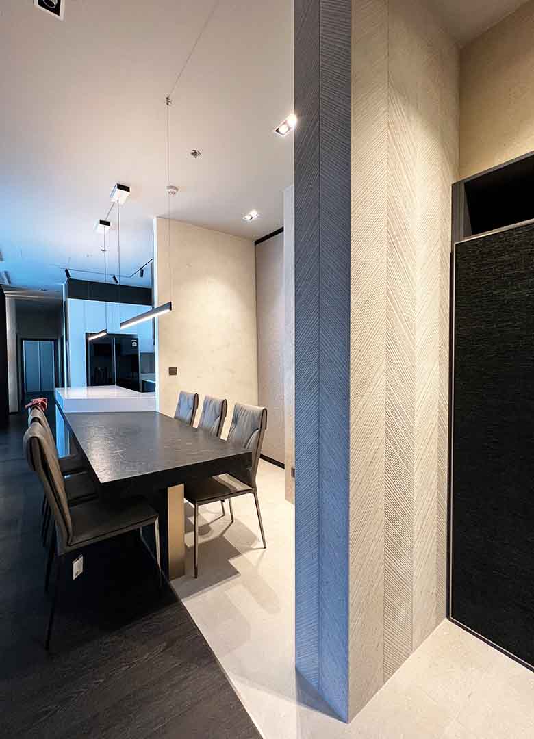 Spiga ceramic wall tile Porcelanosa | Interior design Bangkok