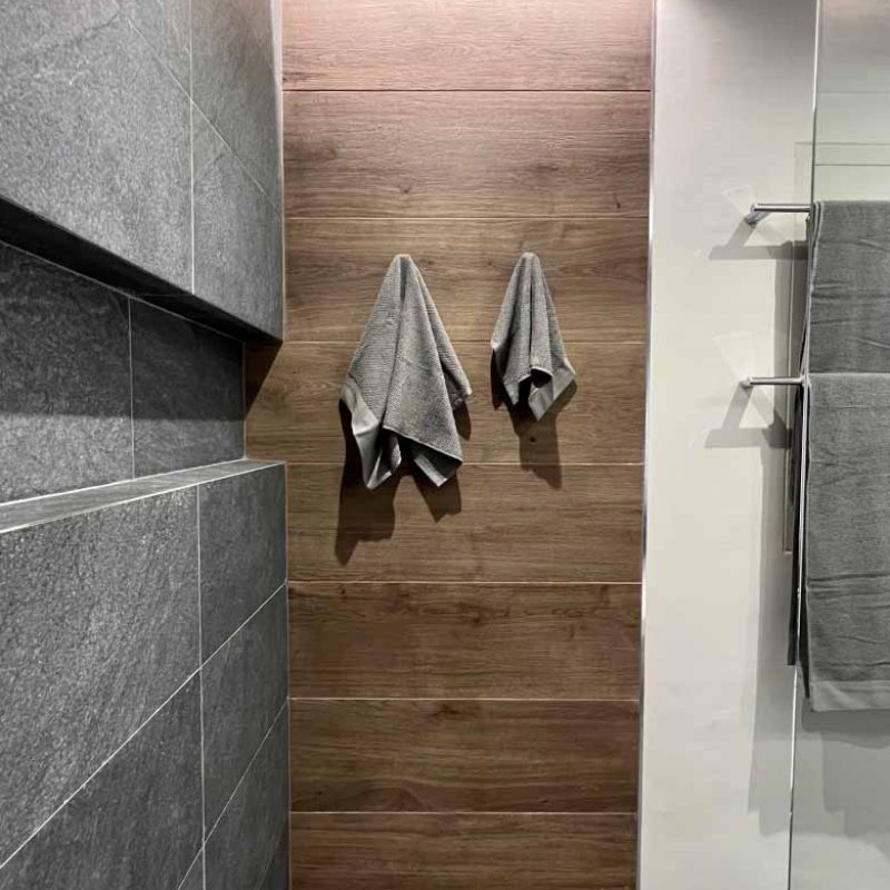 Bathroom shower | Italian ceramic tiles | Interior Design Bangkok