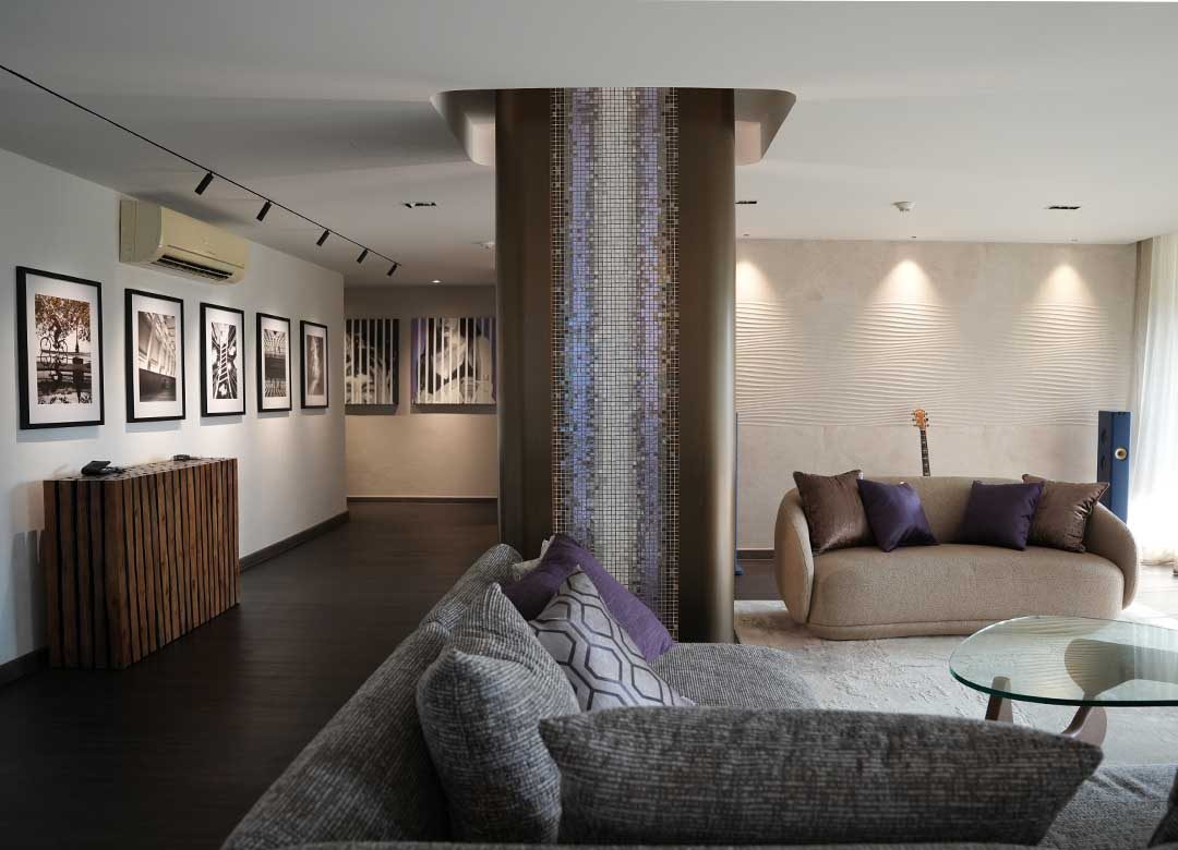 Living room at Pikul Place | Interior Design Bangkok